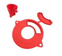 Anti Spill Blending Lid - Free Attachment Shield, Universal Top with Silicone, Pouring Protection for Party, Cookware, Industrial Catering Bakery Gastronomy Culinary Prep