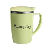 Anti-Spill Cup for Adults - 304 Stainless Steel + Silicone + PP 350 ml | Anti-Drowning Cups for Elderly Adults with Lid, Anti-Drowning, Anti-Leak, Customs Care, Rehabilitation, Pãra Patient