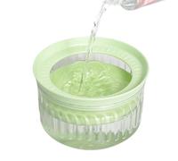 Anti Spill Dog Water Bowl - 1800ml Detachable Slow Waterer,Floating Water Dispenser Bowl | for Multi-Pet Households Sloppy Messy Drinkers Cats Dogs Breeds Crate Home Travel