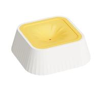 Anti-Spill Water Bowl for Dogs, 1.1 L No Drops | Large Capacity Slow Water Bowl with Non-Slip Base - for Puppies, Travel, Transport Crate