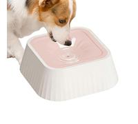 Anti-Spill Water Bowl for Dogs | Large Capacity 1100 ml Water Bowl for Animals, Large Capacity Slow Rising Bowl with Non-Slip Base | Puppy Indoor Outdoor Travel Voi