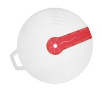 Anti Splash Cover for Whisking Bowl Mixer, Universal Fit Baking Guard | PP Silicone Build, Centre with Handle and Ribs, for Batter Mixing at Home