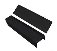 Anti-Splash Sink Rim Protector 14x4in Flexible(Black) | Made of for premium silicone, safe and for durable, lays flat or droops, fits most sinks, easy to clean