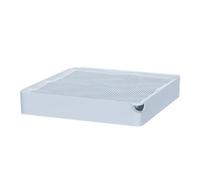 Anti-Splashing Accessible Toilet, Haze Blue, Sand Control Tray | Easy to Disassemble and Wash, toilet with stepping area, for Living Room