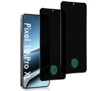 Anti-Spy Tempered Glass for Google Pixel 10 Pro XL, [Compatible with Fingerprint ID] [2 Pieces] Anti-Spy Peeping Film Tempered Glass Privacy Screen Protector 9H Hardness
