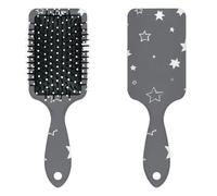 Anti Static Air Cushion Comb - A Hair Brush and Massage Comb for Wet or Dry Hair That Reduces Breakage and Frizz, Ideal for Detangling, Smoothing, and Blow-Drying, Minimalist Star