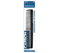 Anti-Static Carbon Fiber Barber Comb - Heat-Resistant Clipper Combs for Precision Fades, Flat Tops & Blending | Lightweight, Durable, Salon-Quality Comb for Frizz Control, Detangling & Daily Pro (18)