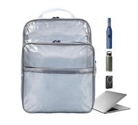 Anti-Static Cleanroom Engineer Tool Backpack - Transparent Flame-Retardant PVC Laptop Bag | Cold-Resistant & Thickened ESD Tool Bag For High-Tech Work