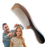 Anti Static Comb - Wide Tooth Hair Detangling Brush, Beard Grooming Massage Horn Tool, Handmade Bone Construction, Gentle Scalp Stimulation, Premium Hair Care Accessory for Beard, Styling