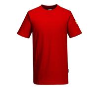 Anti-Static ESD T-Shirt Portwest AS20 Cotton Short Sleeve Lightweight Workwear