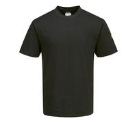 Anti-Static ESD T-Shirt Portwest AS20 Cotton Short Sleeve Lightweight Workwear