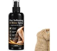 Anti-Static Glossing Fur Care Spray, Luxury Fur Boot Care Spray Set, 100ml Boot Glossing & Conditioning Mist for Winter Shoes, Softening Spray for Luxury Fur Footwear and Suede Care