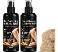 Anti-Static Glossing Fur Care Spray, Luxury Fur Boot Care Spray Set, 100ml Boot Glossing & Conditioning Mist for Winter Shoes, Softening Spray for Luxury Fur Footwear and Suede Care