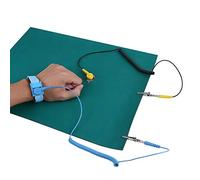 Anti Static Grounding Wrist Strap Silicone Antistatic Mat,Silicone Static Discharge Wristband Anti Static Wrist Strap Brand,Electrostatic Discharge Kit For Electronics For Wire Worktabl
