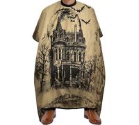 Anti-static Hair Cape, Haunted House Bat, Hairdressing Gown Professional Hair Cutting Cape for Coloring Family Men