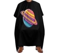 Anti-static Hair Colouring Cape, Trans Flag Saturn Human Rights LGBTQ, Hairdressing Apron Professional Salon Cape for Styling Salons Haircut