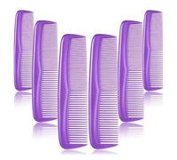 Anti-static Hair Combs Mini Double Side Hair Brush Pro Beard Comb Barber Comb Hair Styling Tools Salon Accessories(Purple 6pcs)