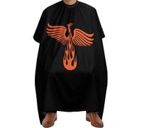 Anti-static Hair Cutting Cape, Phoenix Fire Bird, Hairdressing Gown Professional Salon Cape for Men Salons Styling