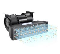 Anti-Static Ionizer for Static Elimination and Dust Removal, 12m/S Ionizing Air Blower with Stainless Steel Ion Needle, 0-5000MM Working Distance