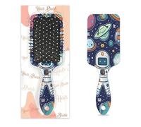 Anti-static Massage Hair Comb Air Cushion Hair Brush Astronaut, Alien Ufo Planet Square Scalp Massage Brush for Women Girls
