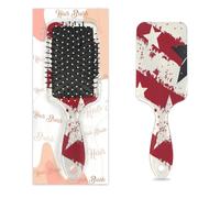 Anti-static Massage Hair Comb Air Cushion Hair Brush Patriotic Star Of The American Flag Square Scalp Massage Brush for Women Girls