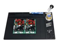 Anti Static Mat, Computer Electronics Repair, Silicone Soldering Mat Heat Resistant 932°F Electronics Repair Pad for Electronics Assembly or Electronics and Circuit Board Repair