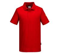 Anti Static Polo Shirt Portwest AS21 ESD Cotton Short Sleeve Workwear Comfort