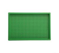 Anti Static Screw Holder Tray Pp Slotted Storage for 1.0 to 4.0mm Screws Having 160 or 273 or 459 Holes 140x90x24mm Green (M1.from 5 to 2.0)