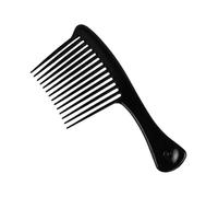 Anti-Static Tail Combs 2PC Plastic Thickened Wide And Long Toothed Rake Comb Professional Hair Black Axe Hairstyle Dyeing Brush Tool For Medium To Thick Hair