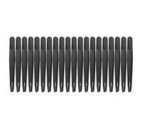 Anti Static Tweezers Carbon Fiber Curved Tip Professional Precision Electronic Repair Tool Set for Watch Phone Circuit Board Maintenance PPS Material Black 20Pcs