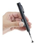 Anti Static Vacuum Sucking Pen, Easy Pick Up Tool with 4 Suction Headers for IC Chip SMD SMT Work Black