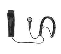 Anti Static Wrist Strap, 2Pcs Adjustable ESD Wrist Band with Grounding Wire Antistatic Wristband Extra Long Cord for PC Computer (Black)