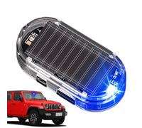 Anti Steering Wheel Solar Car Alarm Light - Solar Powered Anti Theft Car Light | Energy Car Alarm, Security Lamp, Simulated Alarm Antift LED Flashing LED Security for