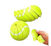 Anti-Stress Baseball Swivel - Finger Relaxing Shape Changer, 3D Printed - for Home Office Nightstand Shelf Bedroom Adults