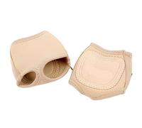Anti-Sweat Half Sole Dance Foot Cover Double Toe Holes Stay Put for Women Modern Ballet Belly for Dancing(15.5CM)