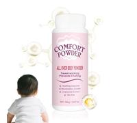 Anti Sweat Powder, Non Sticky Powder for Men, Cooling Antiperspirant Formula with Comfort, Absorbent Deodorizing Powders for Athlete Youth Elderly, Whole Body Care, 5.2 inches