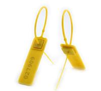 Anti-Tamper Seals, Plastic Seals Multicolor 1000 Pcs Numbered Pull Tight Length 207mm(Yellow)