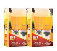 Anti Tan Skin Lightening Face Wash - 150ml x 2 (300ml, Pack of 2) | With Mulberry & Orange Peel Extracts | Protects Against Sun Damage | Fights UVA & UVB Effects