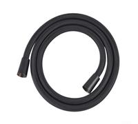 Anti-Tangle Flexible Shower Hose for Bathroom Use, 1.5m or 2m Nylon-ABS-PET Tubing with 4-Point Connection, Hot & Cold Water Compatible, Kink-Free & Burst-Resistant(Black（2）)