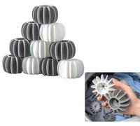 Anti Tangle Laundry Balls, 10 Pcs 2.36 Inch TPE Reusable Cloth Washing Balls for Washing Machine (10)