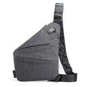 Anti Theft Bag, Anti Theft Crossbody Bag Women, Personal Flex Bags, Waterproof Casual Sling Bags for Daily Use(Gray,Left)