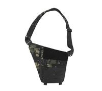 Anti-Theft Bag - Fanny Pack Leather | Leather Shoulder Bag, for Life Outdoor Travel, Adjustable Nylon, Waterproof and Wear-resistant for Phone A, Dark Night Camouflage, riferimento alla