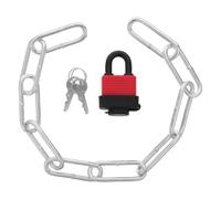 Anti-Theft Bicycle Chain Lock Rust-Resistant 0.5m Heavy-Duty Steel Security | Flexible Chain Design, Waterproof and Metal Construction, for Urban Cyclists and Commuters