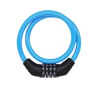 Anti Theft Bicycle Combination Lock - Resettable 4 Digit Security Cable Lock, Heavy Duty Weather Resistant Bike Protection Device, Portable Locking System | Urban Cycling Mountain Biking Skateboard