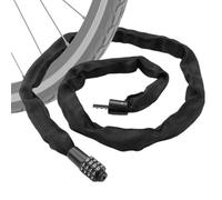 Anti-Theft Bike Lock - High Strength Safety Chain, 4 Digit Combination Safe Code, Gate Door Protection | Motorcycle Scooter Accessory