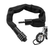 Anti Theft Bike Lock - Number Combination Heavy Duty Bicycle Lock, 3.9 Feet Long, 4-Digit Combination Secure Chain for Door Gate, Motorcycles, Scooters, Bicycles Lightweight Compact Ergonomic