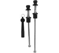 Anti Theft Bike Skewer, Quick Release Wheel Hub Lock for Mountain and Road Bicycles Security Tool with Key Ring Whistle Valve