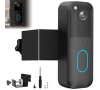Anti Theft Blink Doorbell Camera Mount,No Drill Doorbell Mounting Bracket for New Blink Video Doorbell 2025 (2nd Gen),Renters-Friendly Doorbell Mount for Apartment Security Black