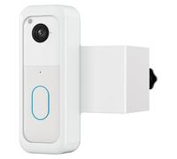 Anti-Theft Blink Doorbell Mount, Heavy Duty Metal Door Mount for All-New Blink Video Doorbell,No-Drill Installation, Sensor Clear Design Door Bell Kits for Rentals & Commercial Use,White
