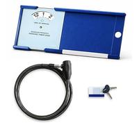 Anti Theft Blue Badge Disabled Holder Lock Security Protector Device for Car with Timer Clock - Suitable for Disability Parking Permit Secure Wallet Guard - Attach via Steering Wheel